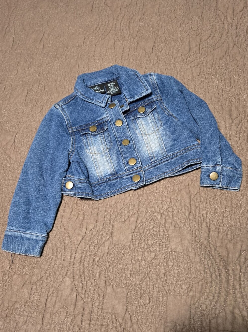 Cynthia Rowley Girl’s Denim Button Down Jean Jacket Size 18m
